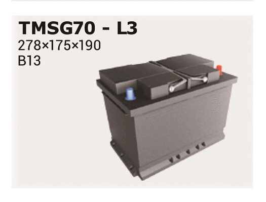 Batterie de démarrage IPSA TMSG70