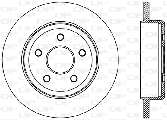 Disque de frein OPEN PARTS BDR2446.10