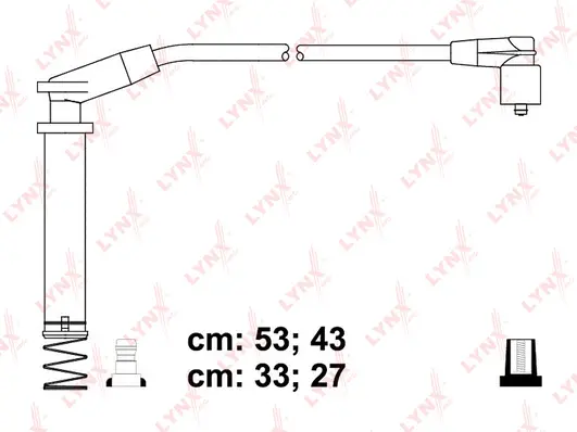 Kit de câbles d'allumage LYNXAUTO SPC5910