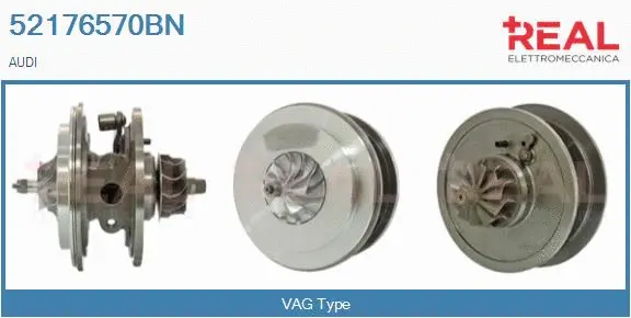 Groupe carter, turbocompresseur REAL 52176570BN