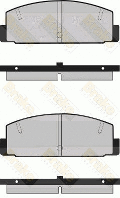 Kit de plaquettes de frein, frein à disque Brake ENGINEERING PA367