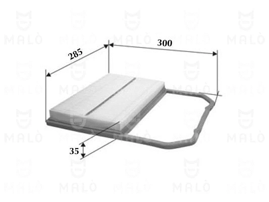 Filtre à air AKRON-MALÒ 1500264