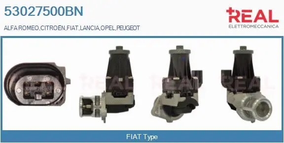 Vanne EGR REAL 53027500BN