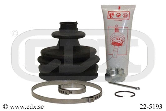 Jeu de joints-soufflets, arbre de commande CDX 22-5193