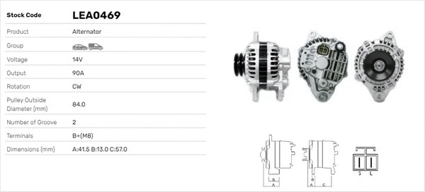 Alternateur LUSA LEA0469