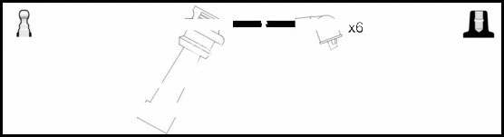Kit de câbles d'allumage LEMARK HOES269