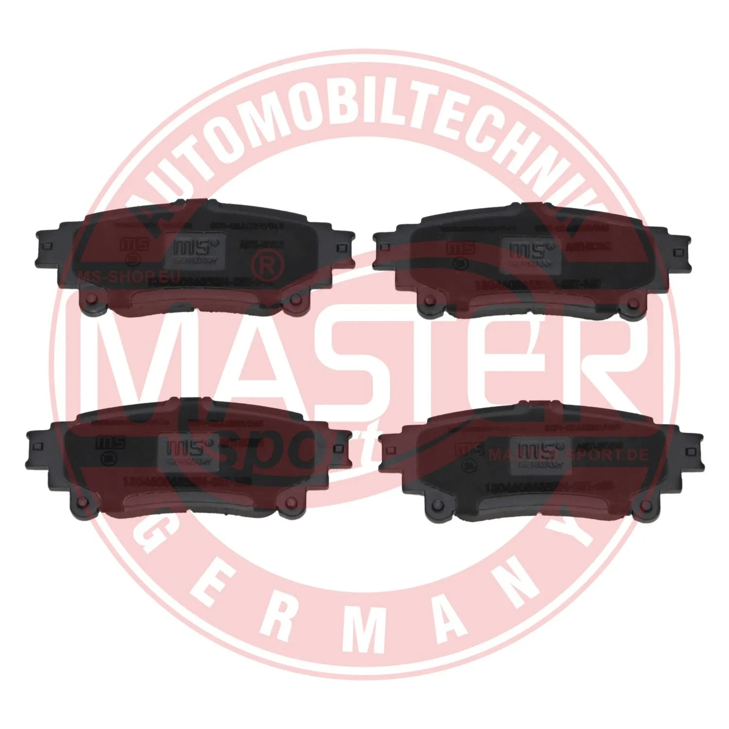 Kit de plaquettes de frein, frein à disque MASTER-SPORT GERMANY 13046056352N-SET-MS