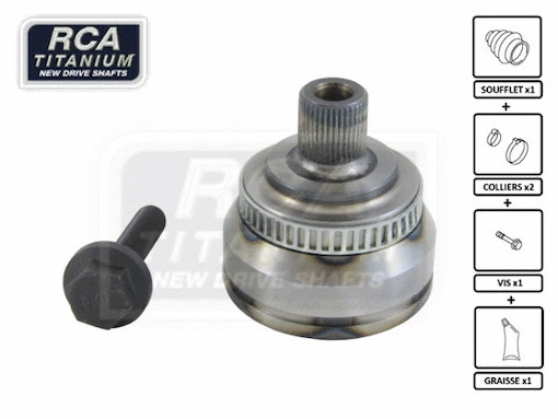 Jeu de joints, arbre de transmission RCA FRANCE AA06A
