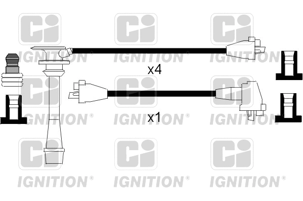 Kit de câbles d'allumage QUINTON HAZELL XC861