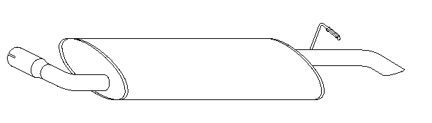 Silencieux arrière Vellerand 10226