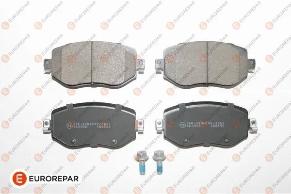 Kit de plaquettes de frein, frein à disque EUROREPAR 1679468780