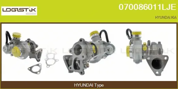 Turbocompresseur, suralimentation LGK 070086011LJE