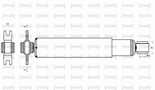 Amortisseur TOOR SG54960