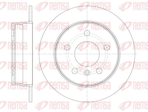Disque de frein REMSA 61065.00