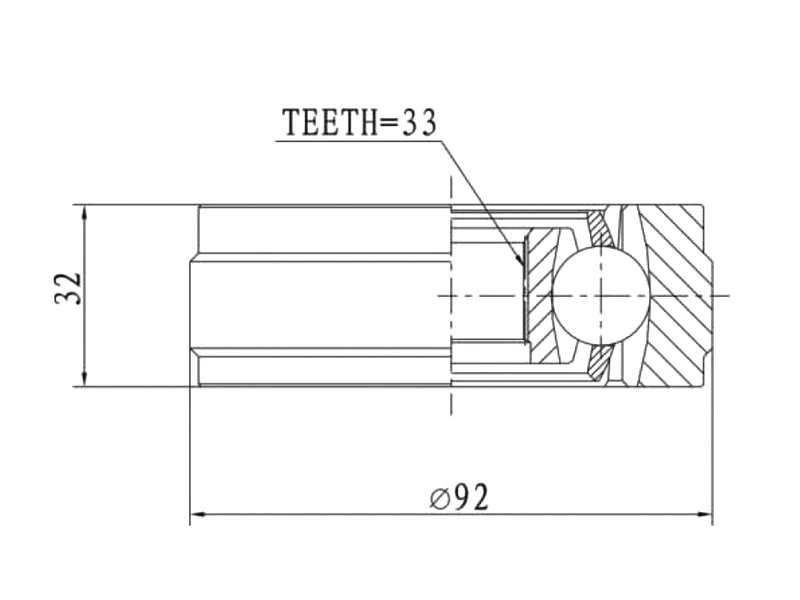 Jeu de joints, arbre de transmission A.Z. Meisterteile AZMT-43-030-1088