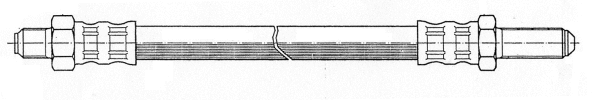 Flexible de frein CEF 511576