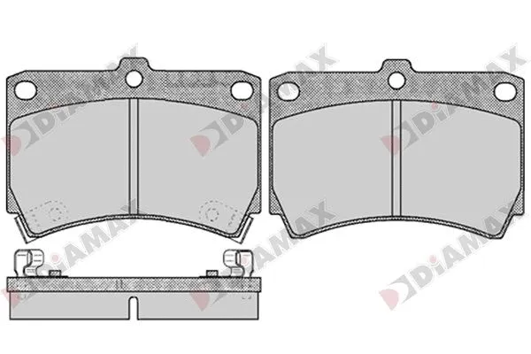Kit de plaquettes de frein, frein à disque DIAMAX N09752