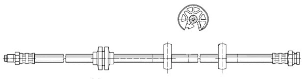 Flexible de frein CEF 512447