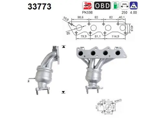 Catalyseur AS 33773