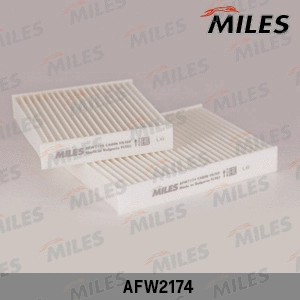 Filtre, air de l'habitacle MILES AFW2174
