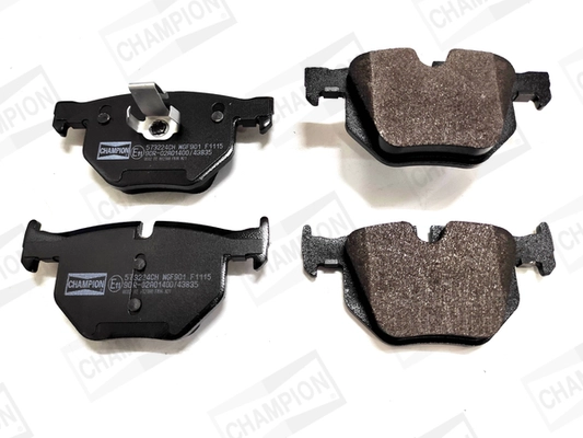 Kit de plaquettes de frein, frein à disque CHAMPION 573224CH