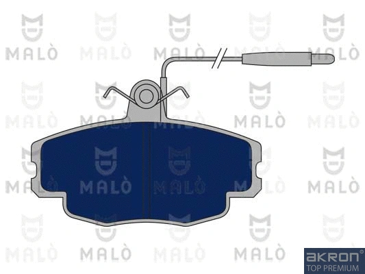 Kit de plaquettes de frein, frein à disque AKRON-MALÒ 1050461