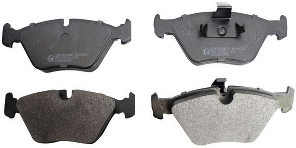 Kit de plaquettes de frein, frein à disque DENCKERMANN B110072