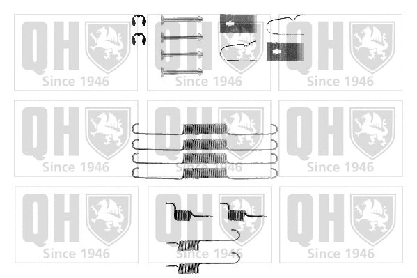 Kit d'accessoires, mâchoire de frein QUINTON HAZELL BFK342