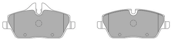 Kit de plaquettes de frein, frein à disque FREMAX FBP-1385