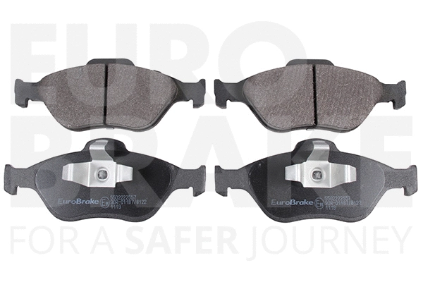Kit de plaquettes de frein, frein à disque EUROBRAKE 5502222557