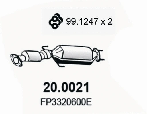 Catalyseur ASSO 20.0021