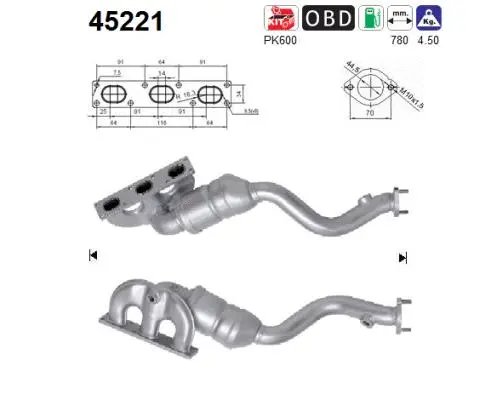 Catalyseur AS 45221