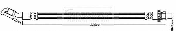 Flexible de frein BORG & BECK BBH8178