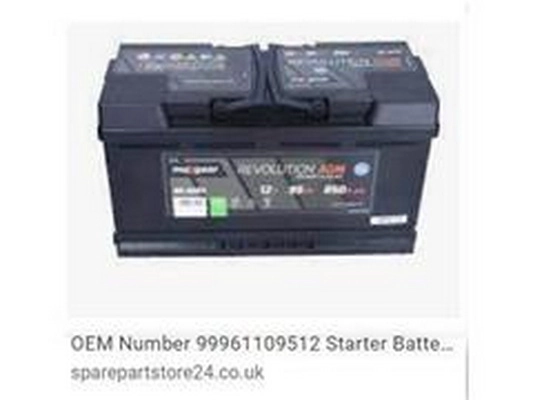 Batterie de démarrage ZPY 99961109512