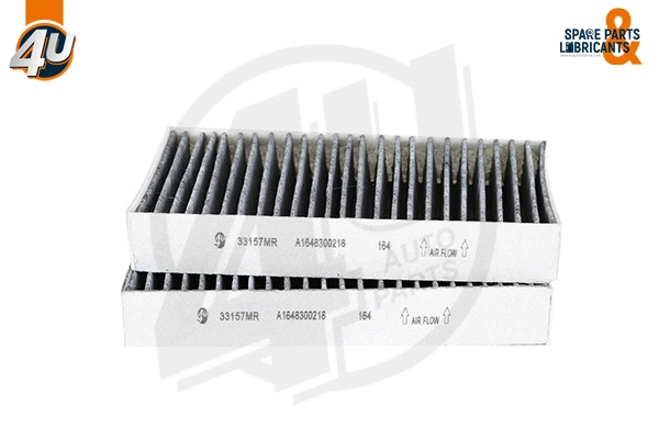 Filtre, air de l'habitacle 4U Autoparts 33157MR