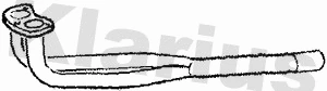 Tuyau d'échappement KLARIUS 110098