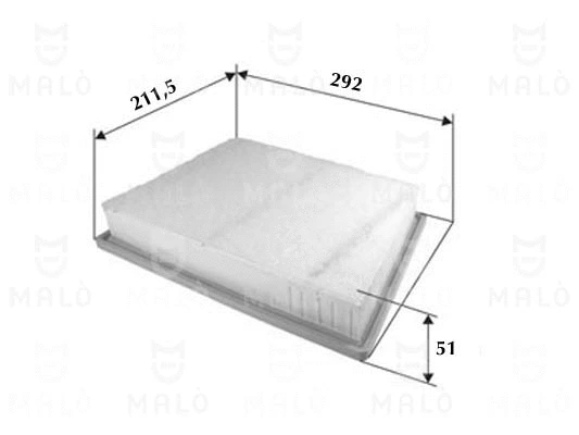 Filtre à air AKRON-MALÒ 1500359