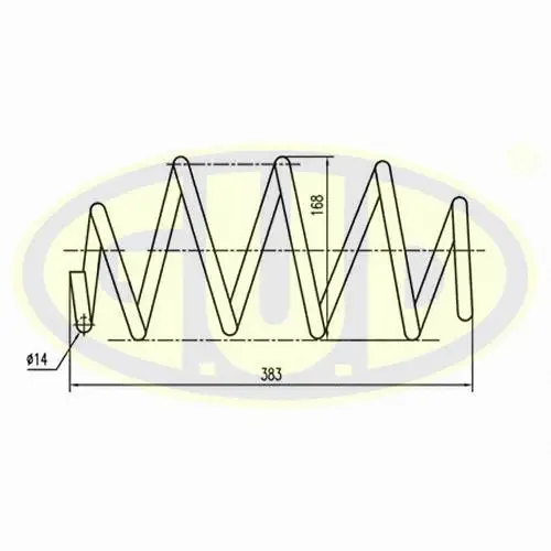 Ressort de suspension G.U.D. GCS027625