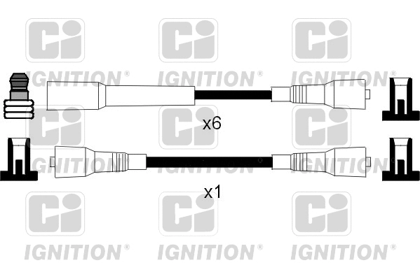 Kit de câbles d'allumage QUINTON HAZELL XC926