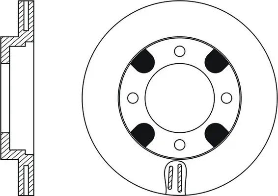 Disque de frein FIT FR0137V