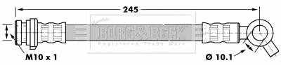 Flexible de frein BORG & BECK BBH7165