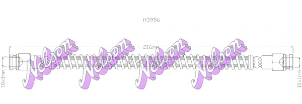 Flexible de frein KAWE H3956
