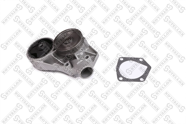 Pompe à eau, refroidissement du moteur STELLOX 4525-0018-SX