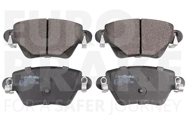 Kit de plaquettes de frein, frein à disque EUROBRAKE 5502222554