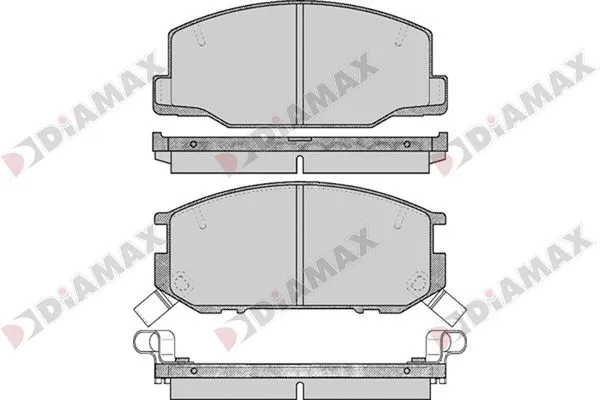Kit de plaquettes de frein, frein à disque DIAMAX N09740