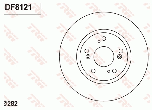 Disque de frein TRW DF8121