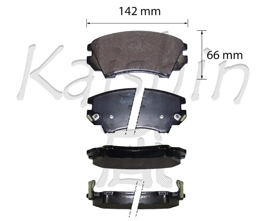 Kit de plaquettes de frein, frein à disque KAISHIN FK10206