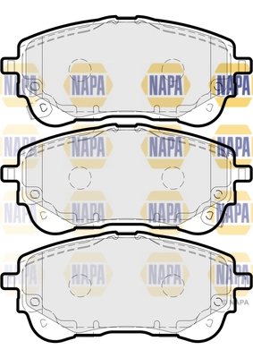 Kit de plaquettes de frein, frein à disque NAPA NBP1680