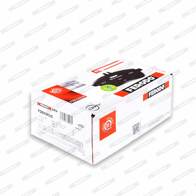 Kit de plaquettes de frein, frein à disque FERODO FDB4393-D