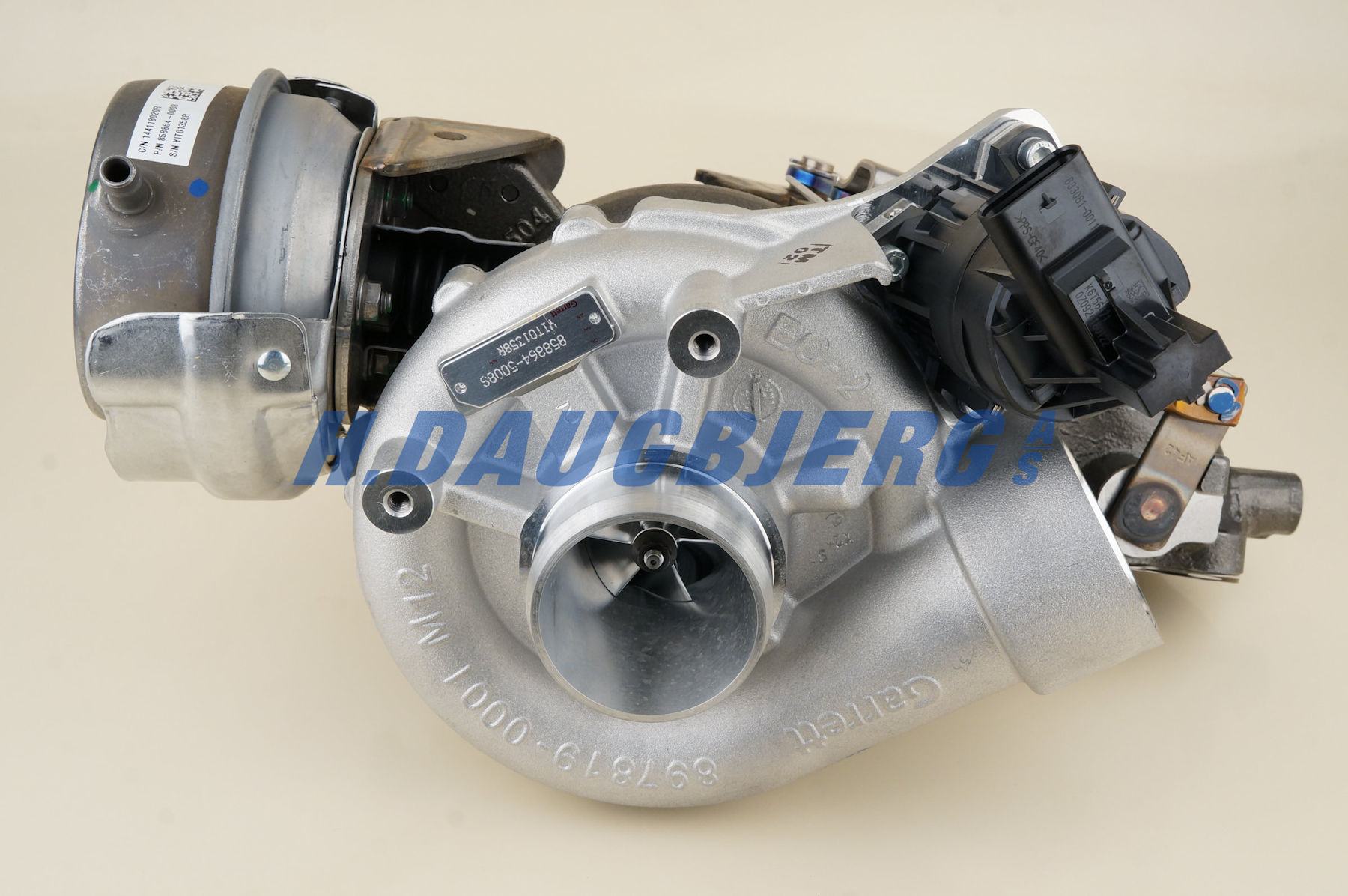 Turbocompresseur, suralimentation H. Daugbjerg 858864-5009S